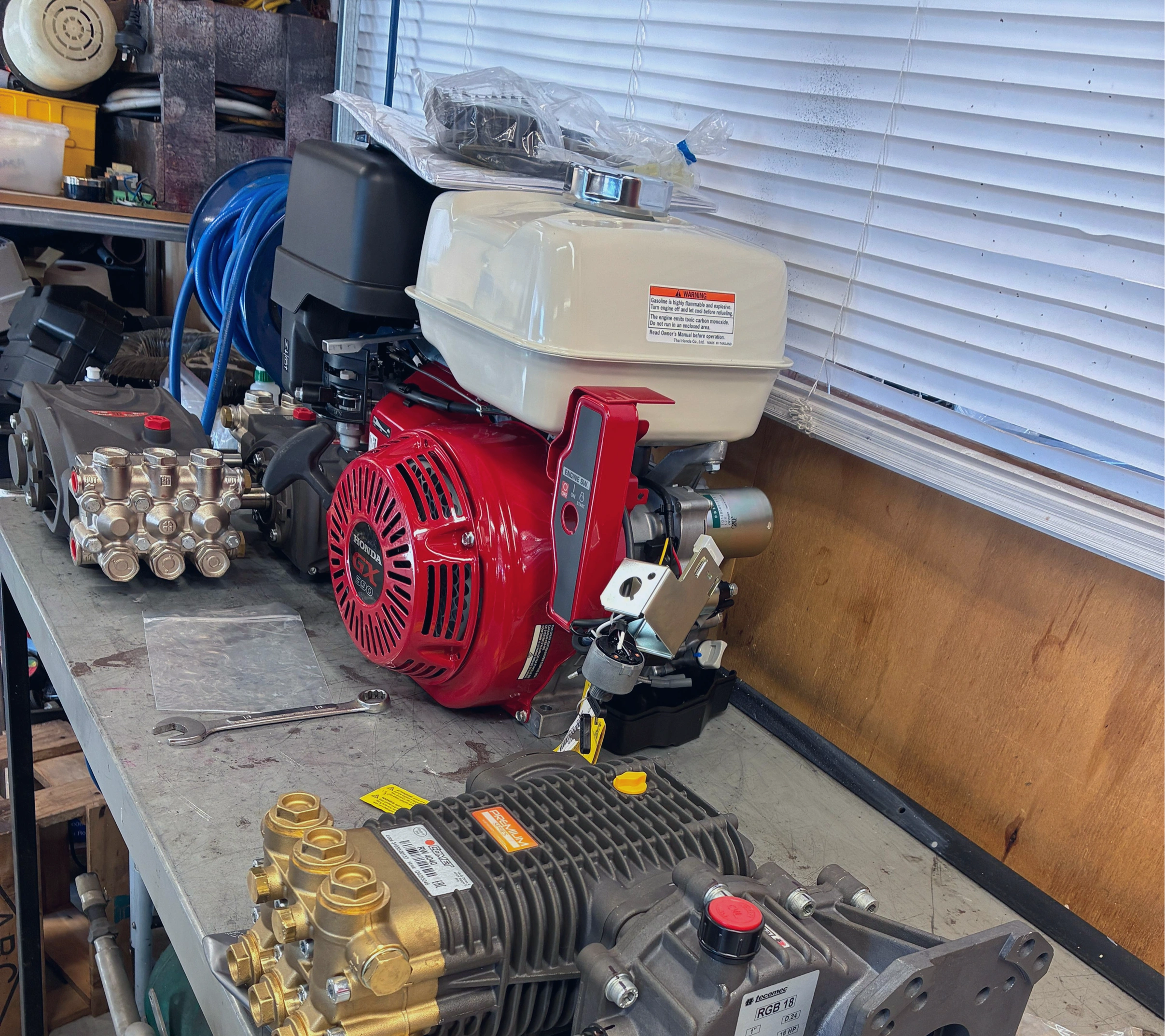 Custom Water Blaster Skids