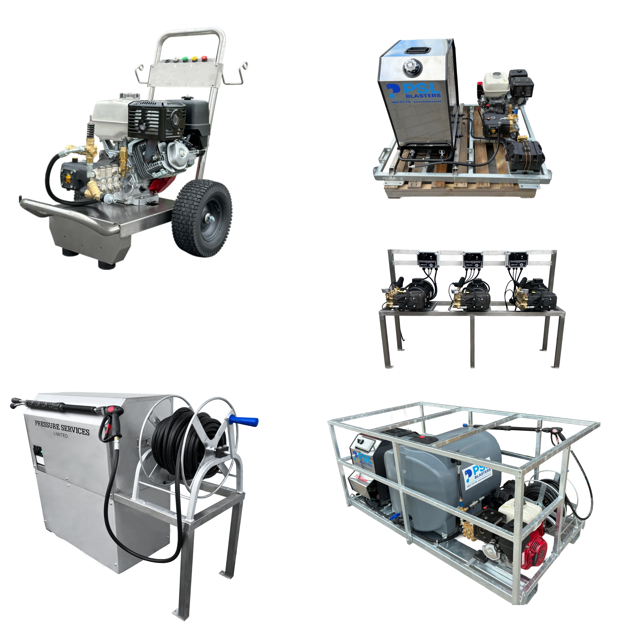 Custom fleet wash configurations and equipment